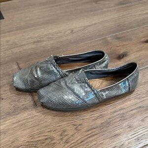 Toms Silver Sequin Women's Shoes
